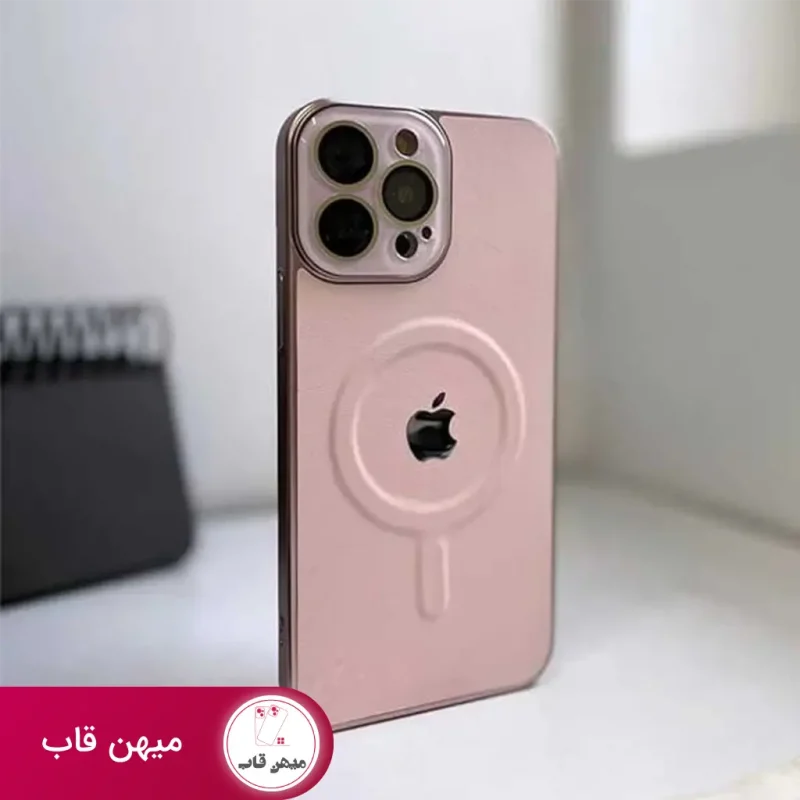 قاب گوشی آیفون چرم مگ سیف