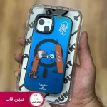 قاب گوشی آیفون یانگ کیت میکرو آبی Blue Mucro Strees Relief With Humor