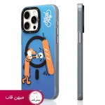 قاب گوشی آیفون یانگ کیت میکرو آبی Blue Mucro Strees Relief With Humor