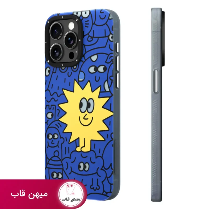 قاب گوشی آیفون یانگ کیت بوم آبی نینا - Blue Nina Canvas Of Joy