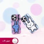 قاب گوشی آیفون یانگ کیت خروگوش صورتی - Pink Bunny Bliss