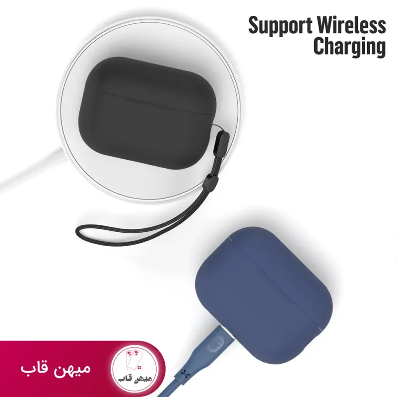 کاور ایرپاد اپل سیلیکونی بلو airpod pro 2