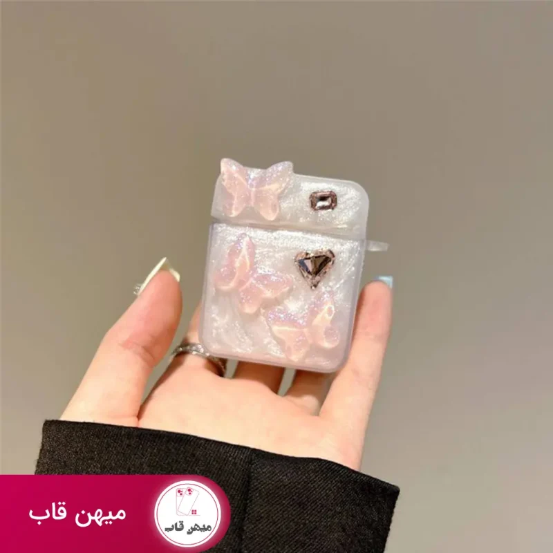 قاب گوشی ایرپاد اپل پروانه صورتی