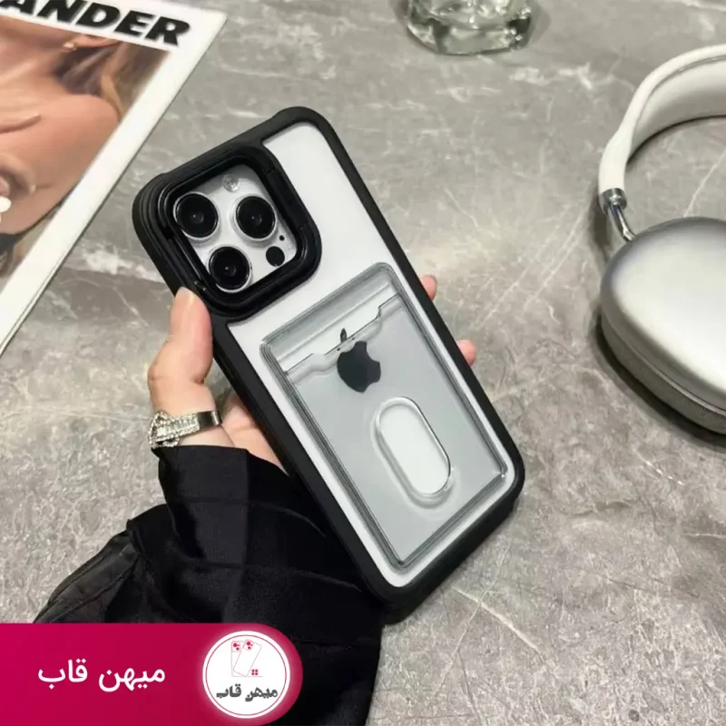 قاب گوشی آیفون شفاف جاکارتی