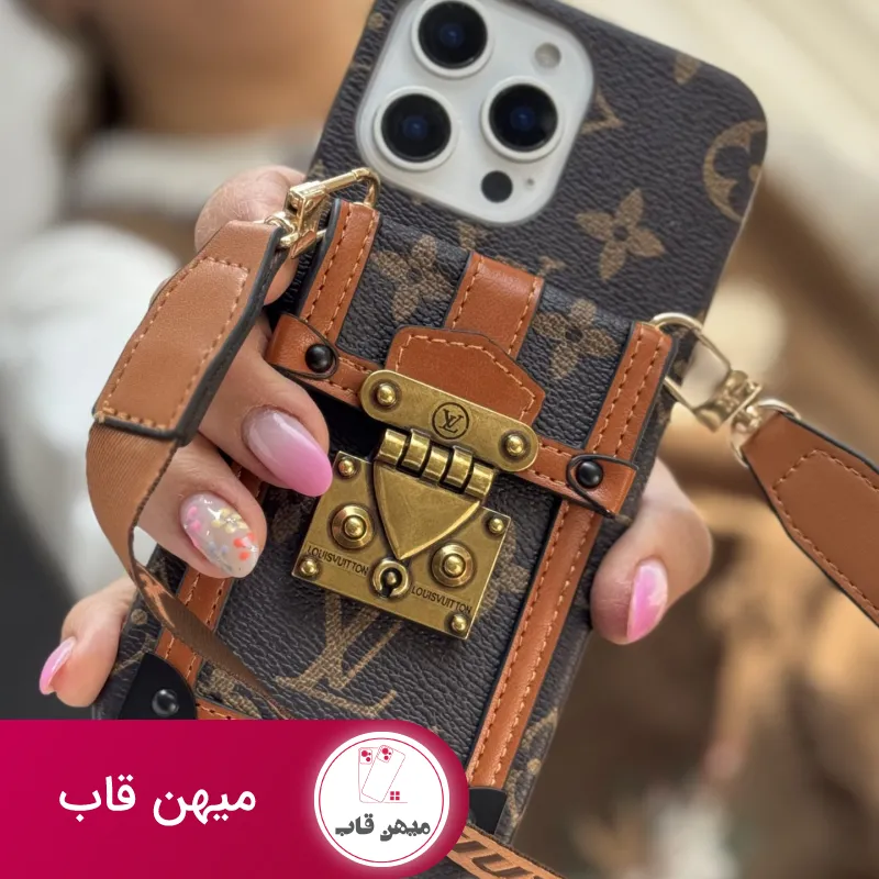 قاب موبایل آیفون ویلاک لویی ویتون جاکارتی + بندبلندست
