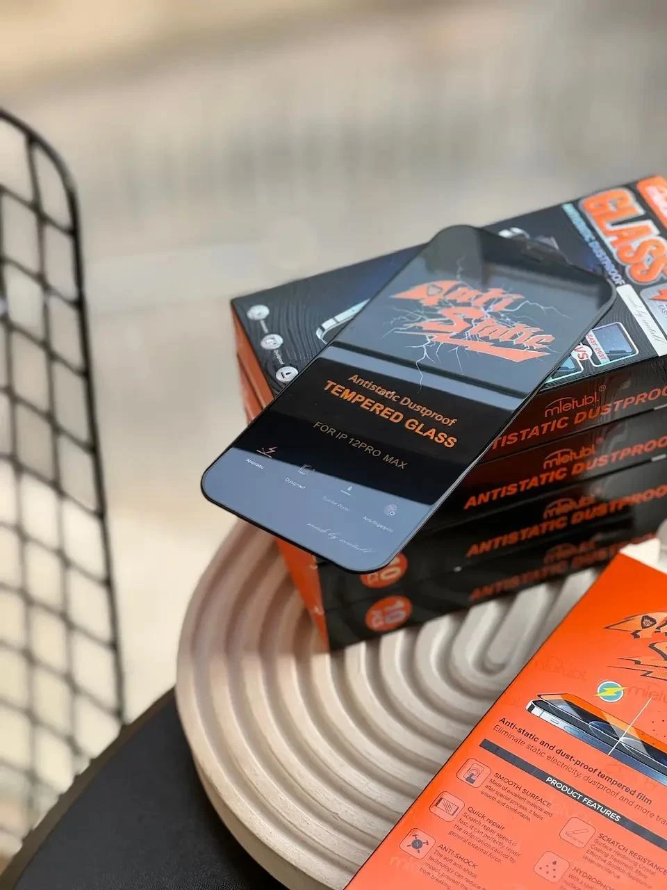 گلس گوشی AntiStatic شفاف