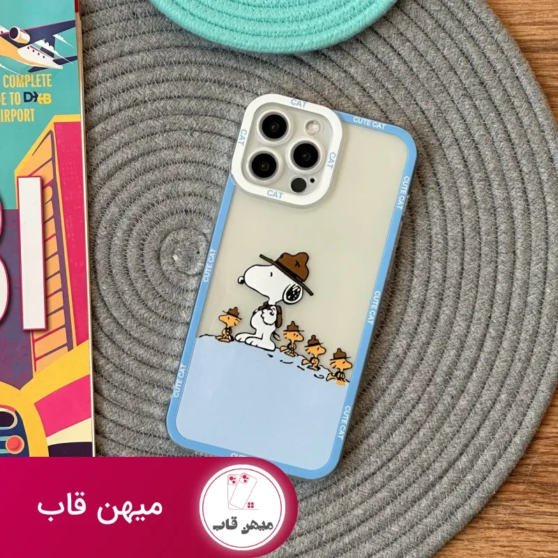 قاب گوشی آیفون Family Snoopy خانواده اسنوپی