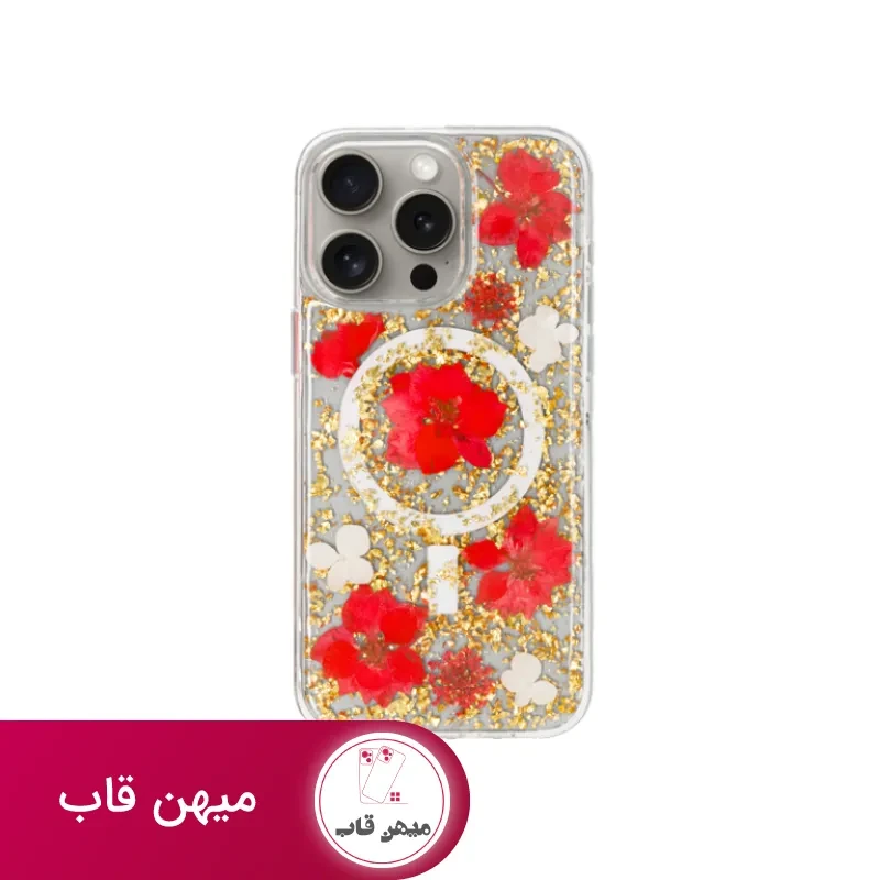 قاب Kzdoo کی زد دو Mag Flower For Iphone