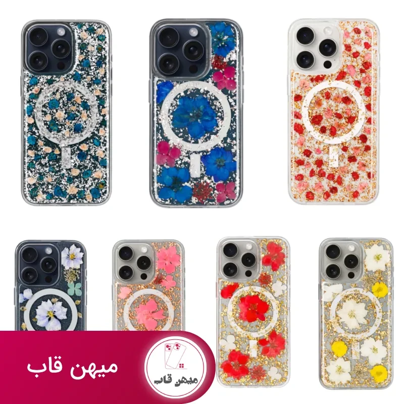 قاب Kzdoo کی زد دو Mag Flower For Iphone