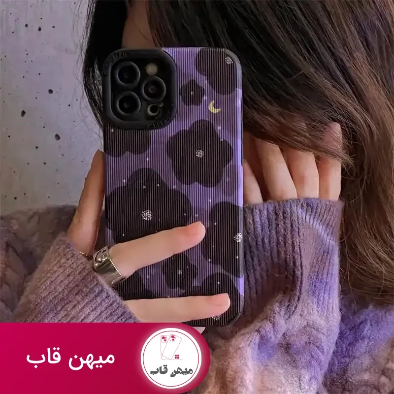 قاب گل بنفش Purple Flower کبریتی