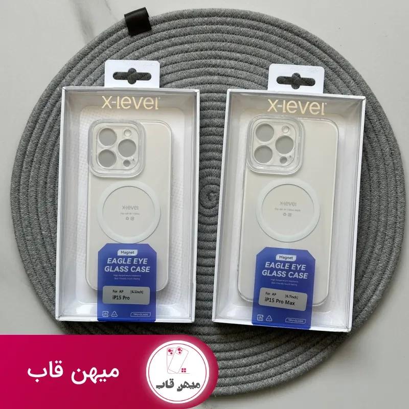 قاب X-Level Eagle Eye Glass پشت مات دور نرم ایکس لول