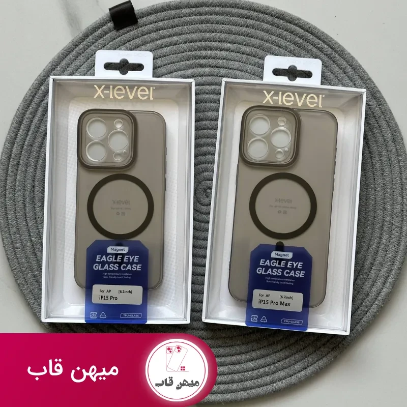 قاب X-Level Eagle Eye Glass پشت مات دور نرم ایکس لول