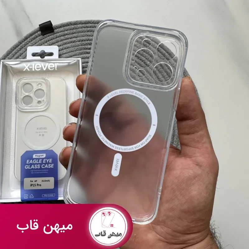 قاب X-Level Eagle Eye Glass پشت مات دور نرم ایکس لول