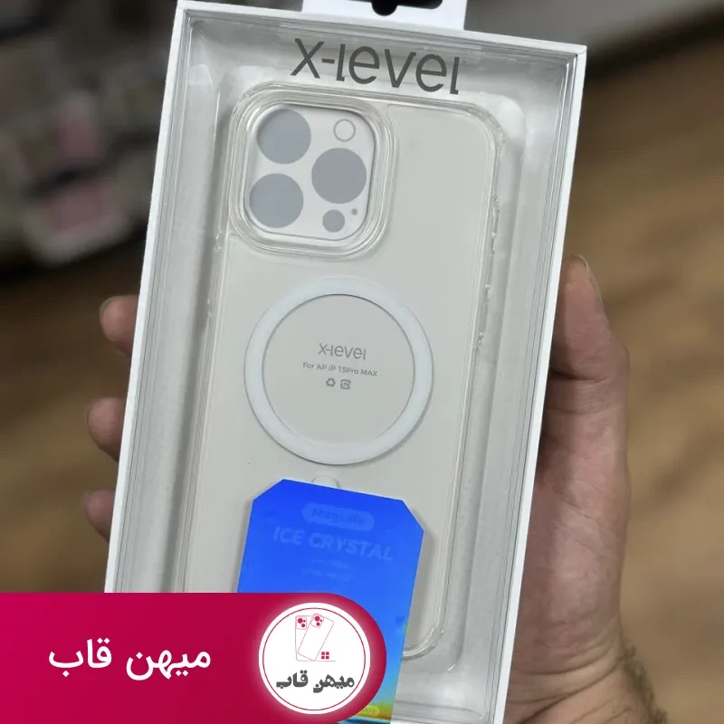 قاب X-Level Ice Crystal پشت تلق دور نرم ایکس لول