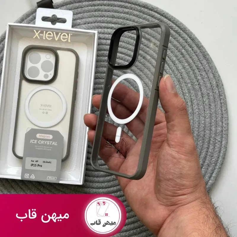 قاب X-Level Ice Crystal پشت تلق دور نرم ایکس لول