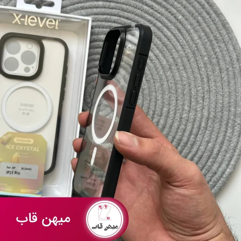 قاب X-Level Ice Crystal پشت تلق دور نرم ایکس لول