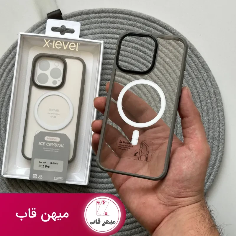 قاب X-Level Ice Crystal پشت تلق دور نرم ایکس لول