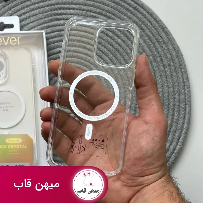 قاب X-Level Ice Crystal پشت تلق دور نرم ایکس لول
