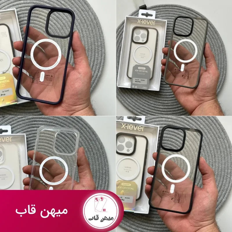 قاب X-Level Ice Crystal پشت تلق دور نرم ایکس لول