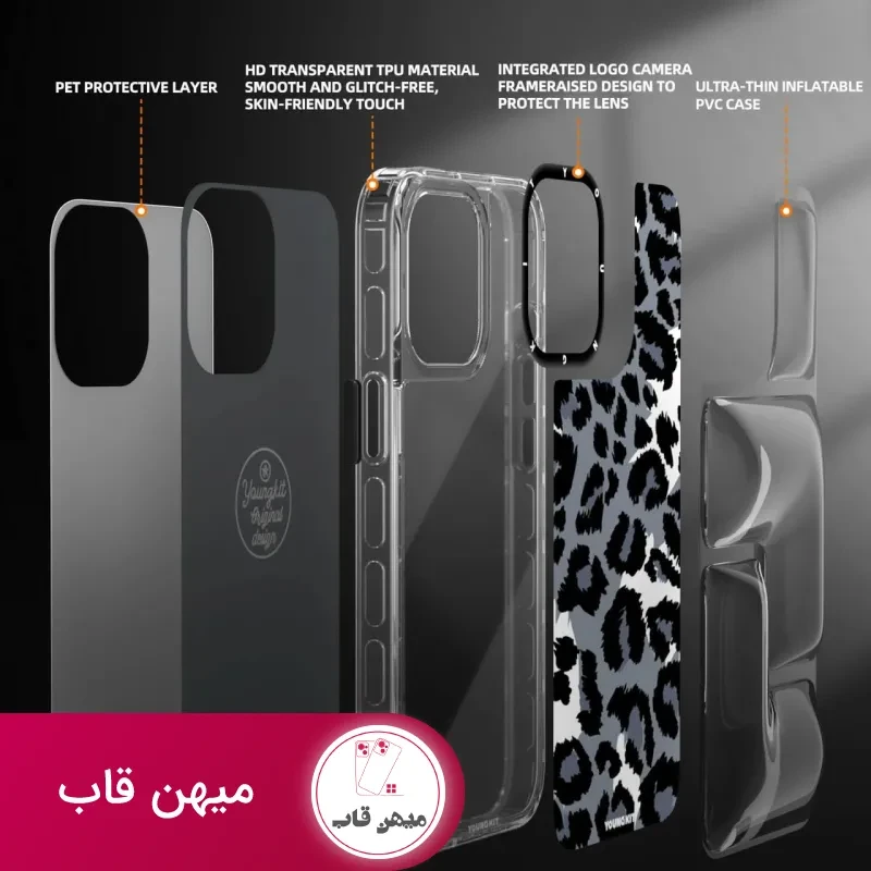 قاب Youngkit یانگ کیت Leopard Series Iphone