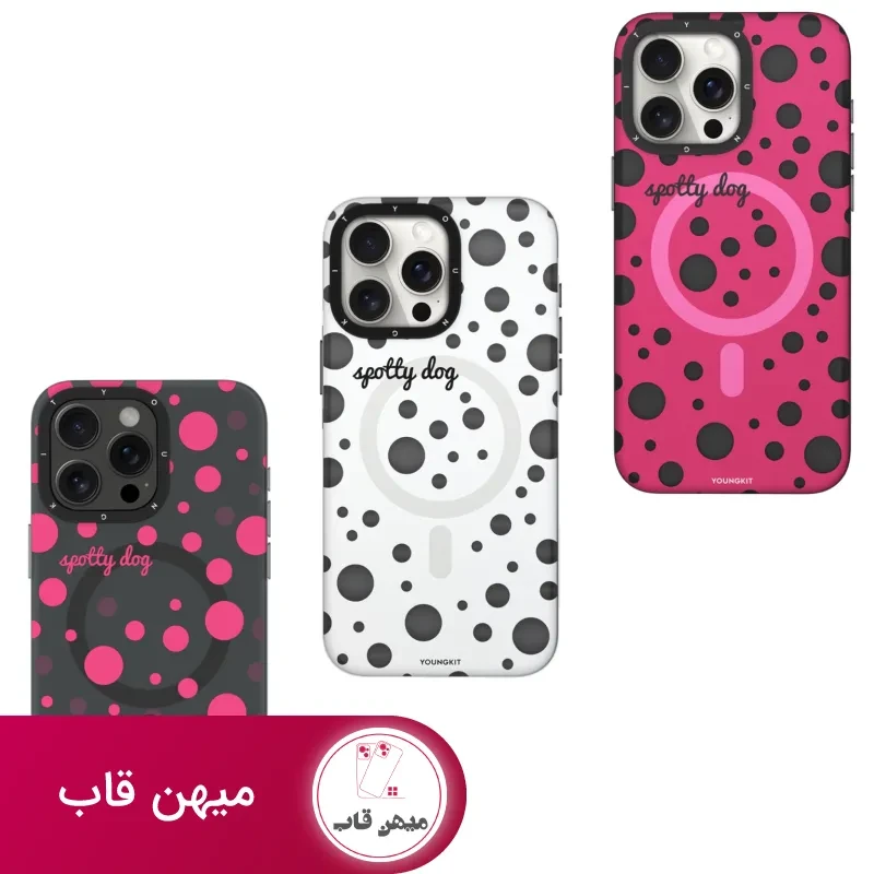 قاب یانگ کیت Polka Dots Magsafe Series Iphone