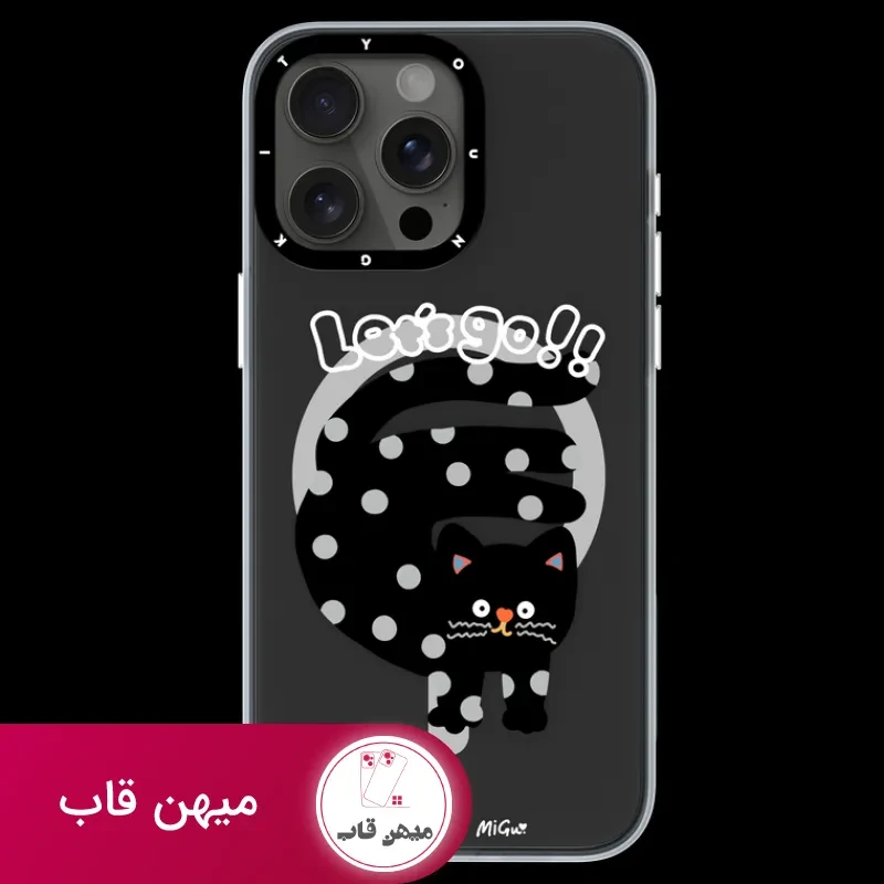 قاب Youngkit یانگ کیت Polka Dot Cat Magsafe Series Iphone