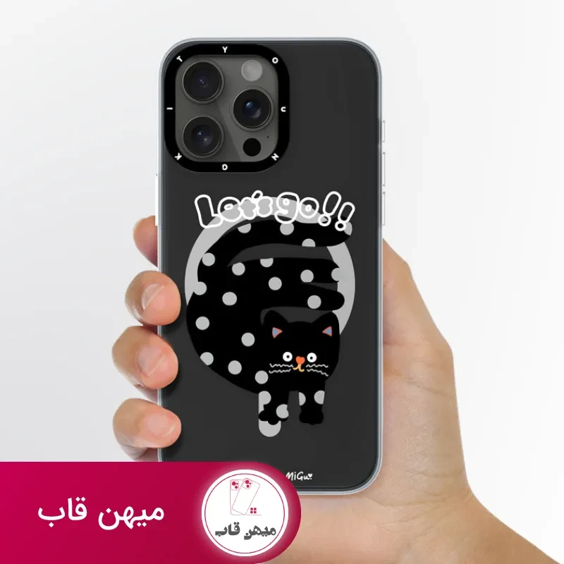 قاب Youngkit یانگ کیت Polka Dot Cat Magsafe Series Iphone