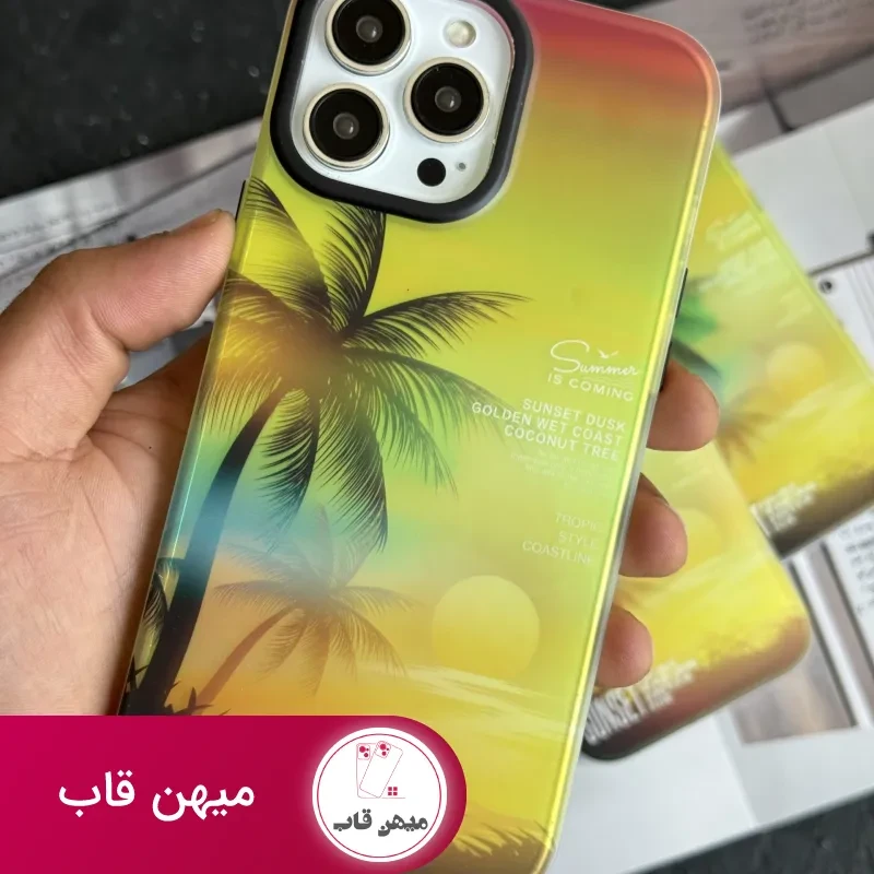 قاب موبایل آیفون هاوایی هلوگرامی