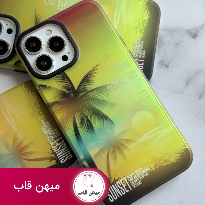 قاب موبایل آیفون هاوایی هلوگرامی