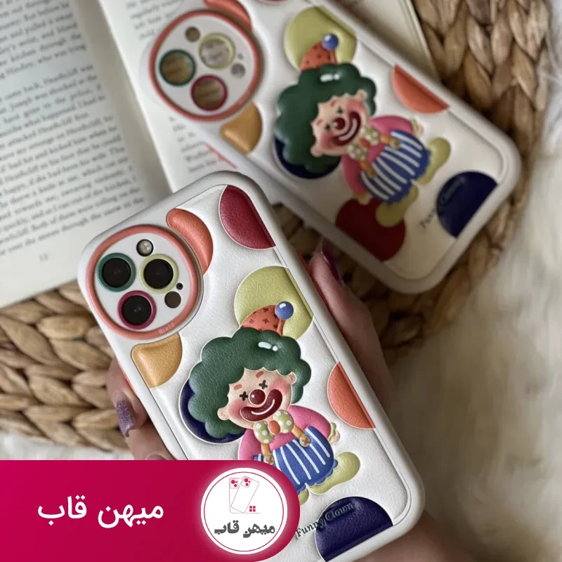 قاب موبایل آیفون دلقک جوکر برجسته