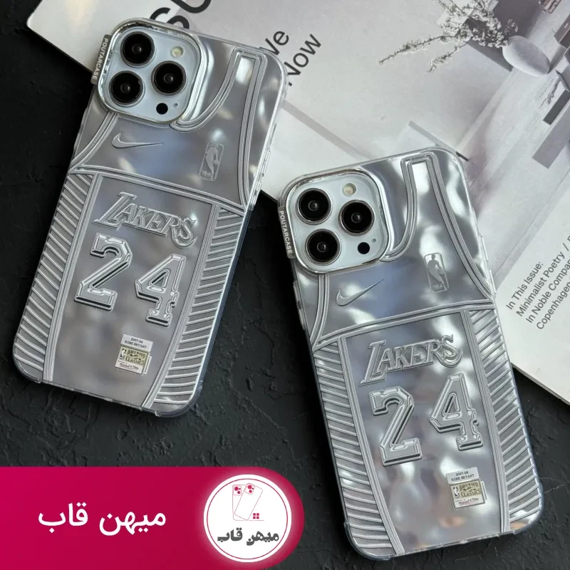 قاب موبایل آیفون لیکرز 24 کرومی