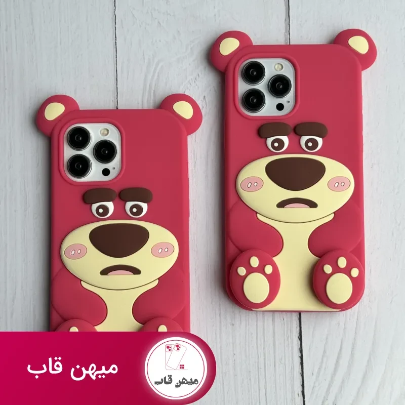 قاب موبایل آیفون یوگی سیلیکونی پا استندشو