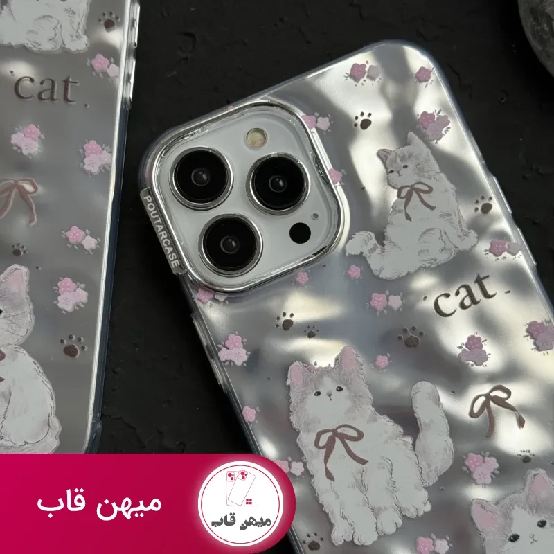 قاب موبایل آیفون پرشین کت کرومی