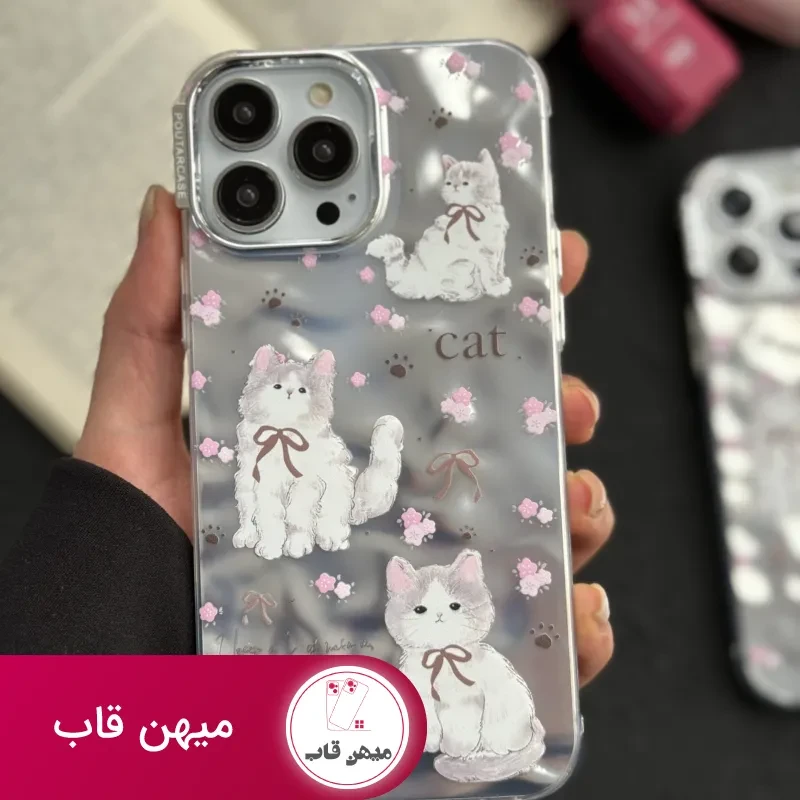 قاب موبایل آیفون پرشین کت کرومی