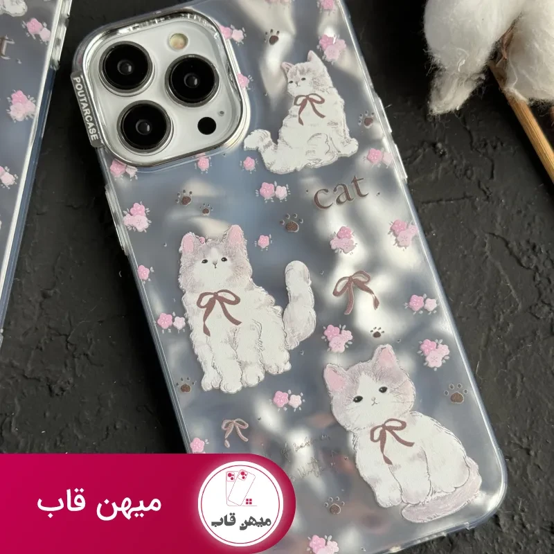 قاب موبایل آیفون پرشین کت کرومی