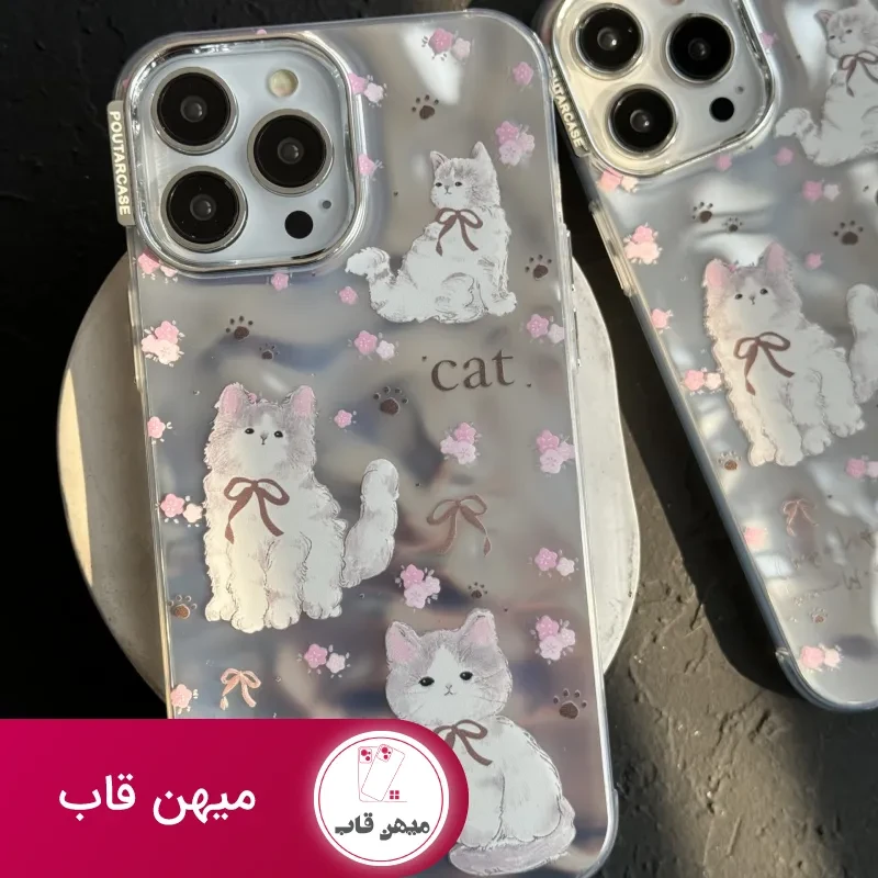 قاب موبایل آیفون پرشین کت کرومی