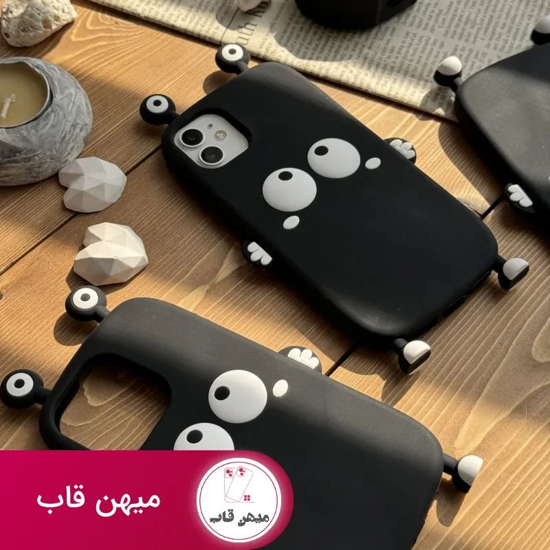 قاب موبایل آیفون هپل شاخدار سیلیکونی