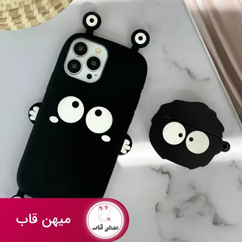 قاب موبایل آیفون هپل شاخدار سیلیکونی