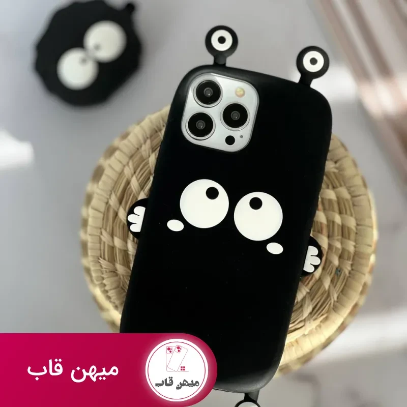 قاب موبایل آیفون هپل شاخدار سیلیکونی