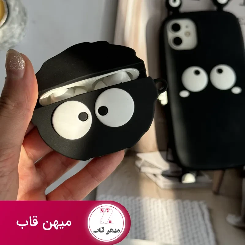 قاب موبایل آیفون هپل شاخدار سیلیکونی