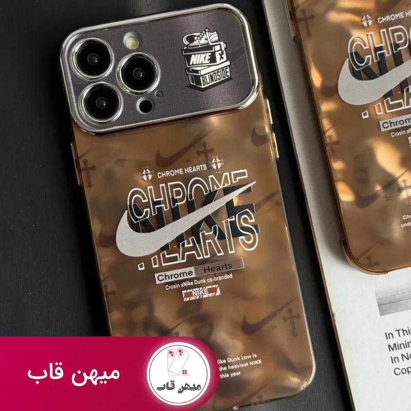 قاب موبایل آیفون نایک مسی محافظ لنزدار