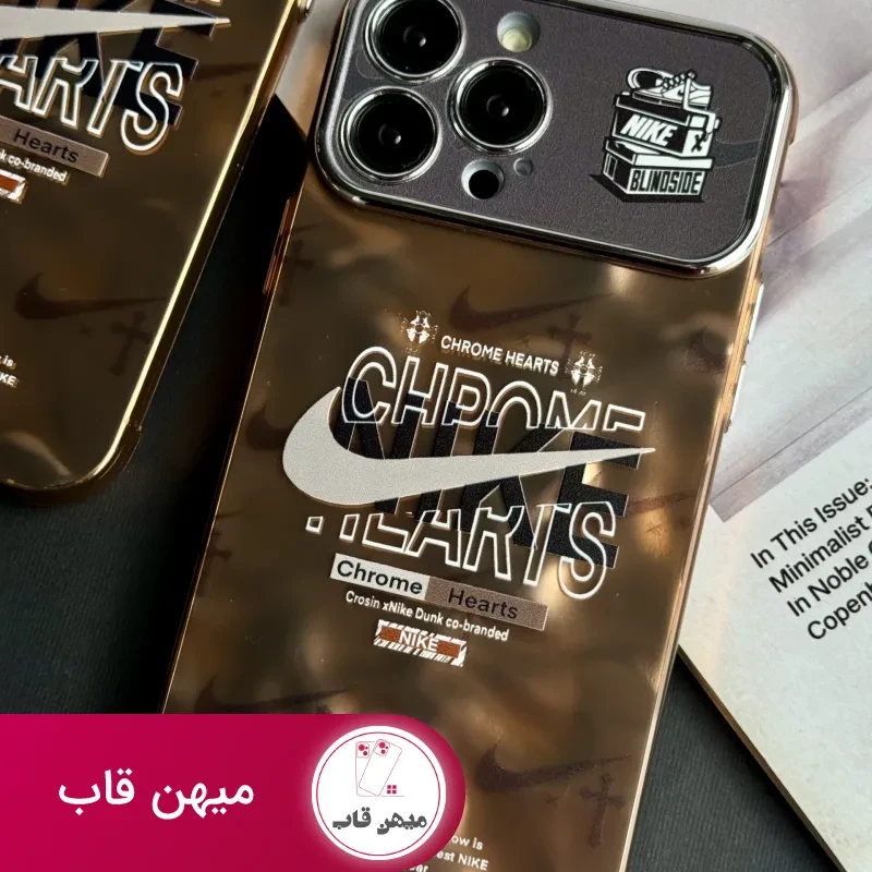 قاب موبایل آیفون نایک مسی محافظ لنزدار