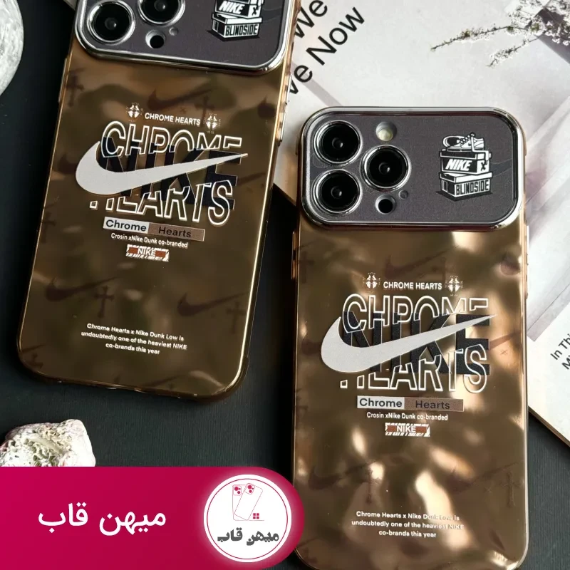 قاب موبایل آیفون نایک مسی محافظ لنزدار