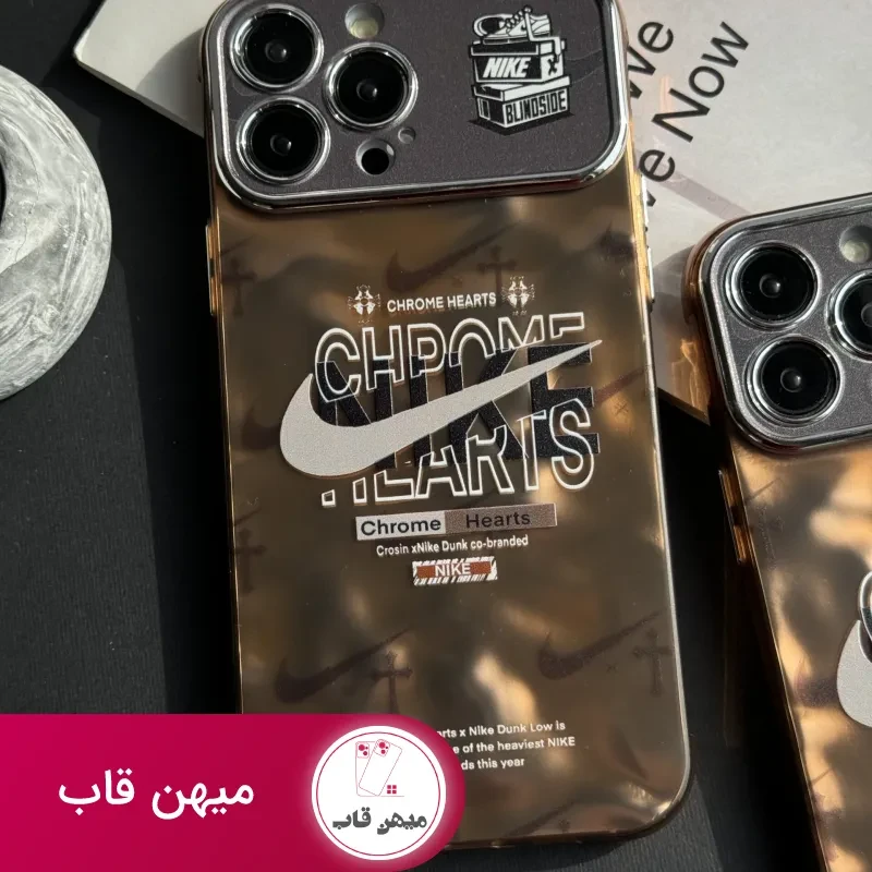 قاب موبایل آیفون نایک مسی محافظ لنزدار