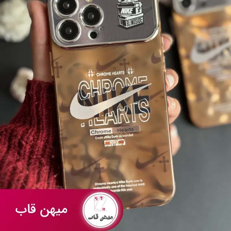 قاب موبایل آیفون نایک مسی محافظ لنزدار