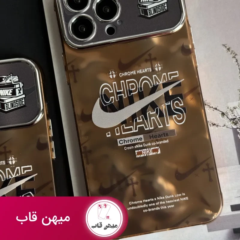 قاب موبایل آیفون نایک مسی محافظ لنزدار