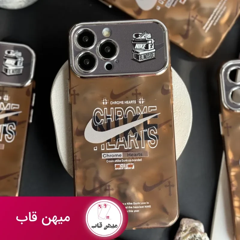 قاب موبایل آیفون نایک مسی محافظ لنزدار