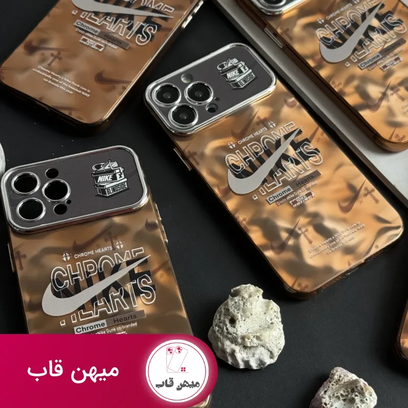 قاب موبایل آیفون نایک مسی محافظ لنزدار