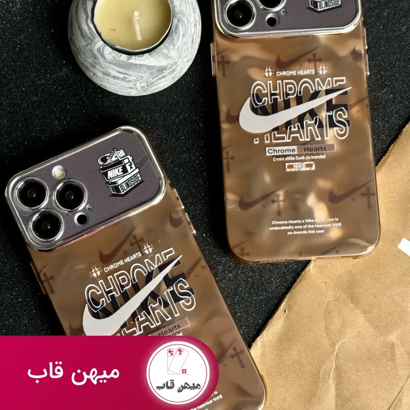 قاب موبایل آیفون نایک مسی محافظ لنزدار