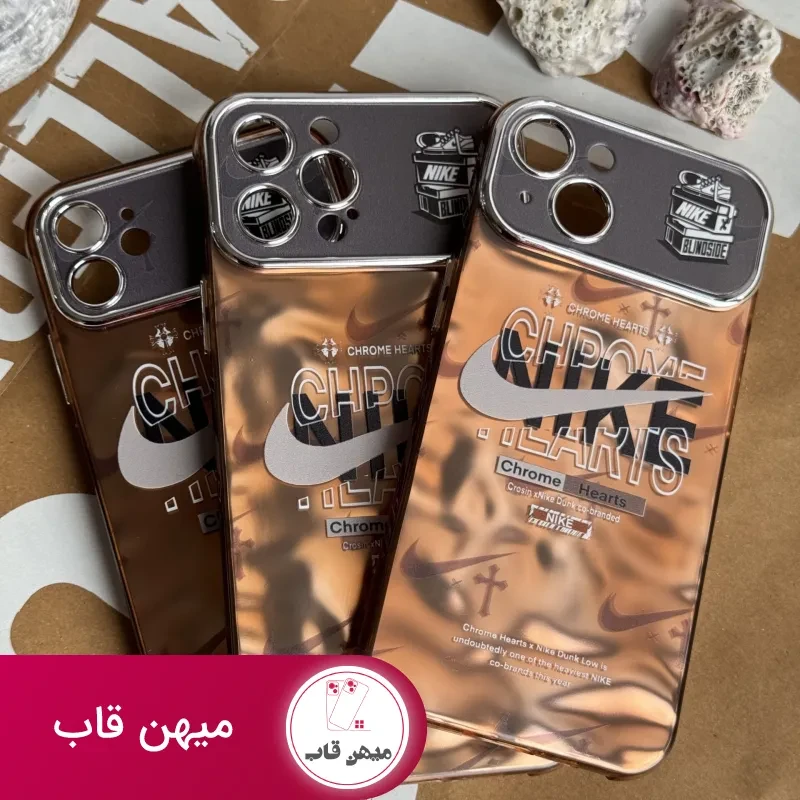 قاب موبایل آیفون نایک مسی محافظ لنزدار